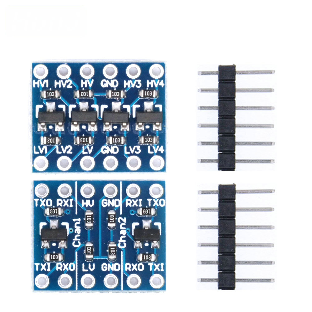 Level Shifter 3.3V - 1-0pcs Módulo Conversor de Nível Lógico