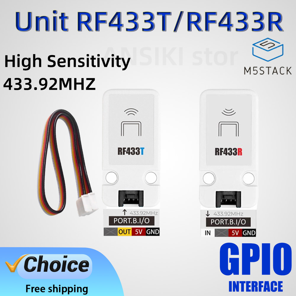 Diy Home Automation System - Kit de Sistema IoT M5Stack RF433T/RF433R
