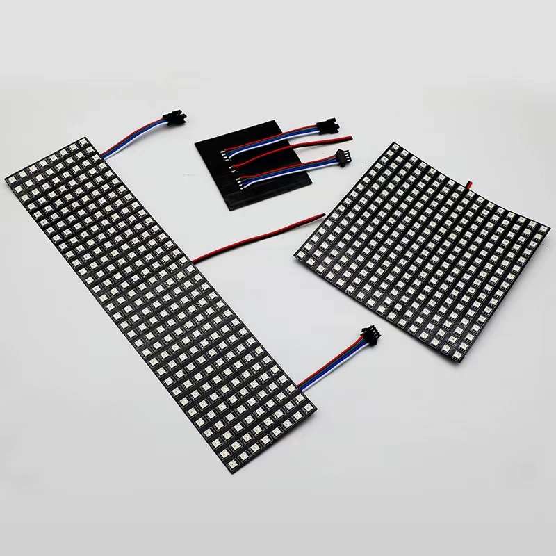 Dc12v ws2815 dc5v ws2812b rgb  - Rgb Led Matrix 8X8 avaliação e preço