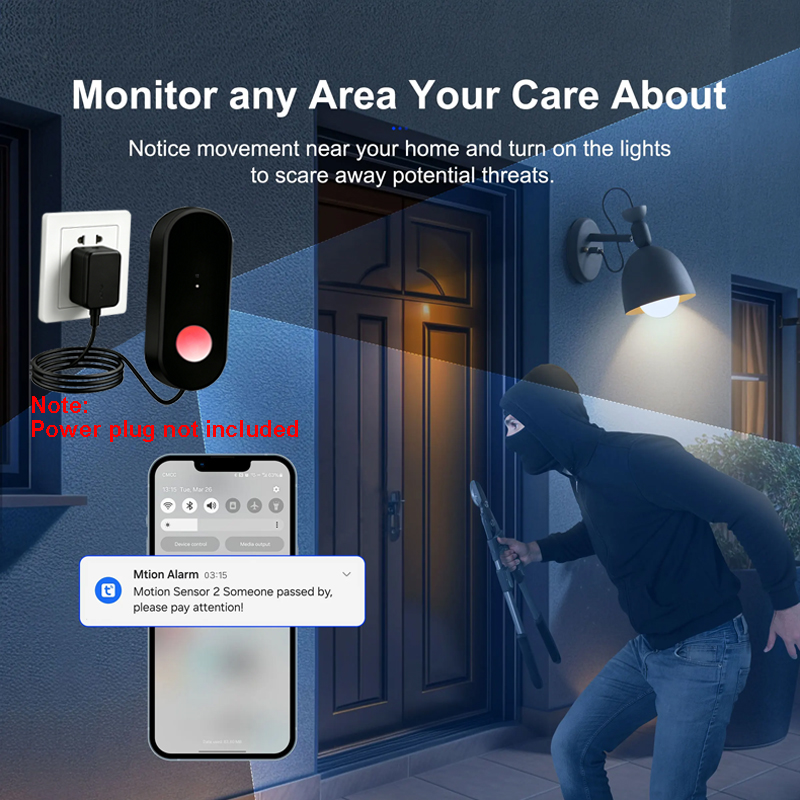 Sensor de movimento PIR WiFi T - Motion Sensor Pir Wired avaliação e preço