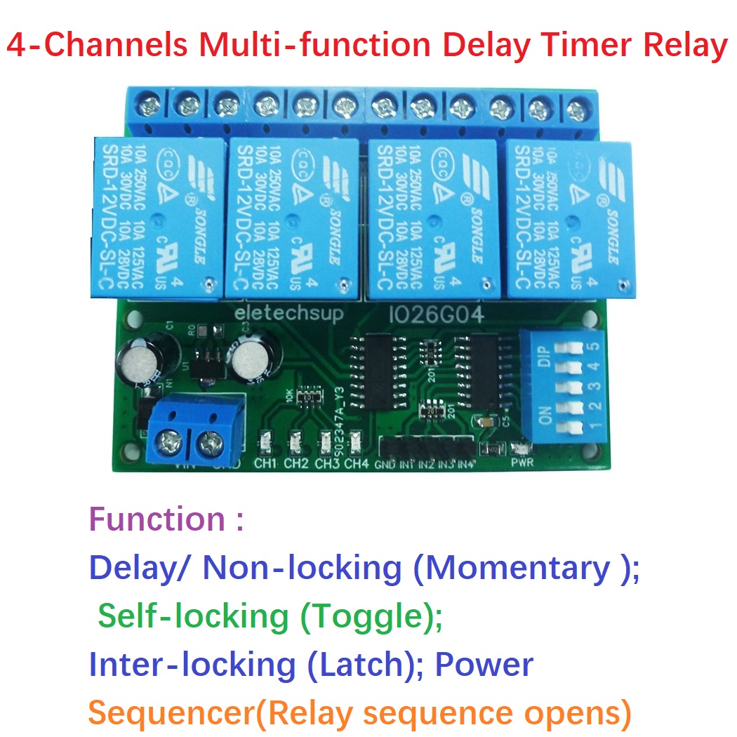 1 peça 4ch dc 5v 12v 24v inter - Shelly Relay Module avaliação e preço