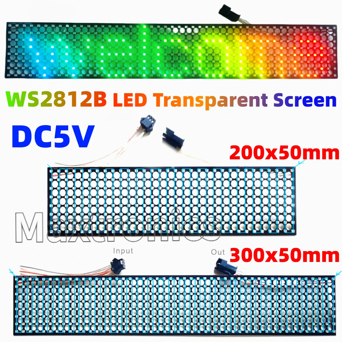 Ws2812b led tela transparente  - Rgb Led Matrix 8X8 avaliação e preço