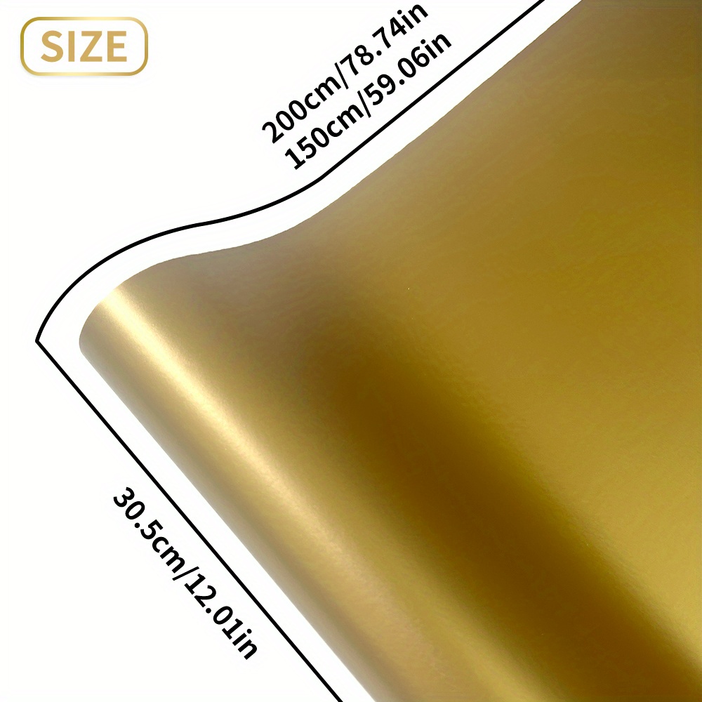 1 rolo de vinil dourado fosco, - Diy Automation avaliação e preço